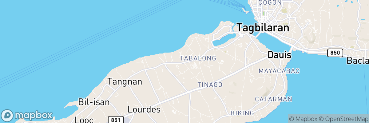 Tabalong, Central Visayas map