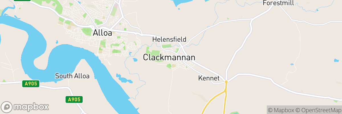 Clackmannan, Scotland map