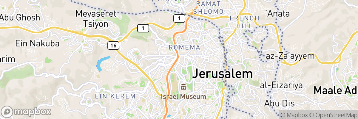 Jerusalem Free map