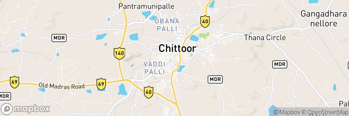 Chittoor, Andhra Pradesh map