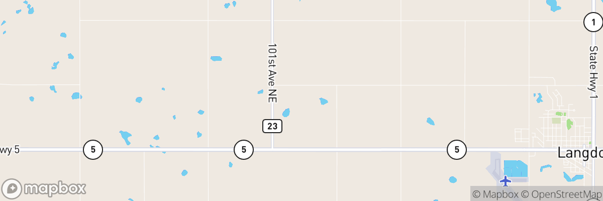 Cavalier County, North Dakota map