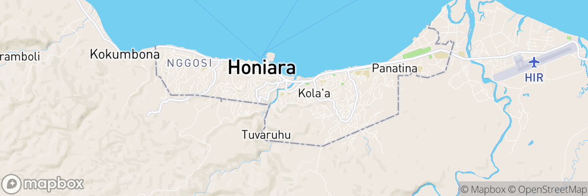 Honiara, Honiara map