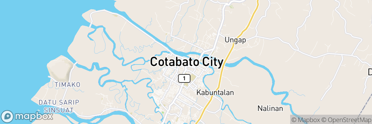 Cotabato, Autonomous Region in Muslim Mindanao map