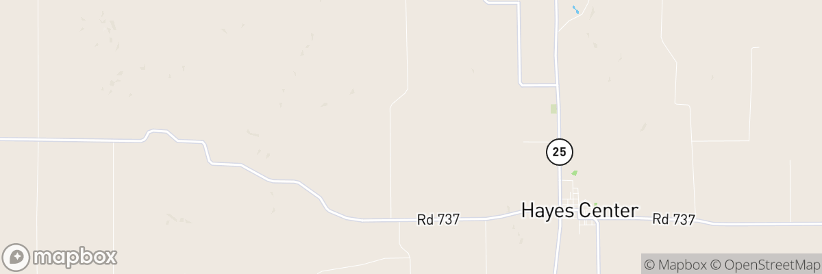 Hayes County, Nebraska map