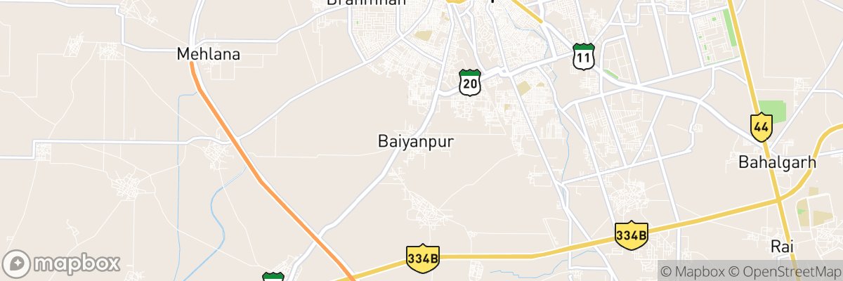 Bayānpur, Haryāna map