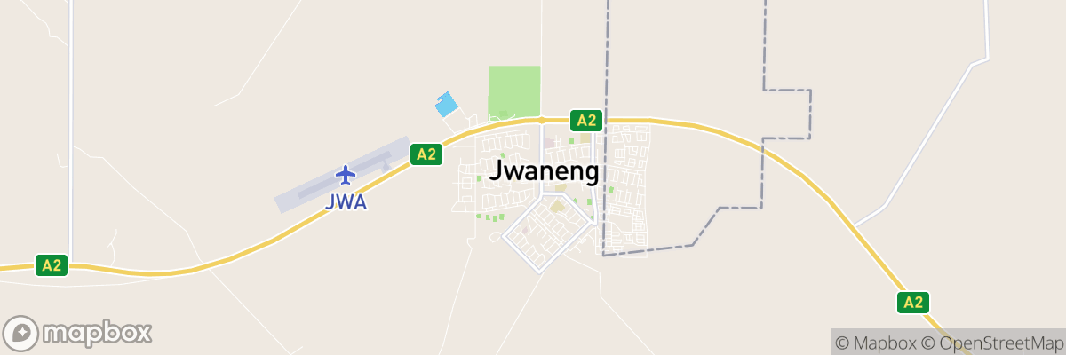 Jwaneng, Jwaneng map