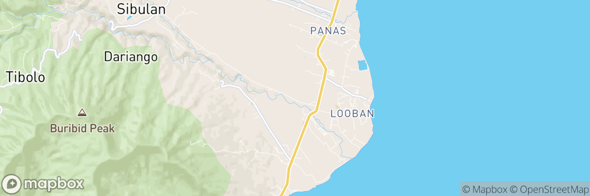 Sibulan, Davao map