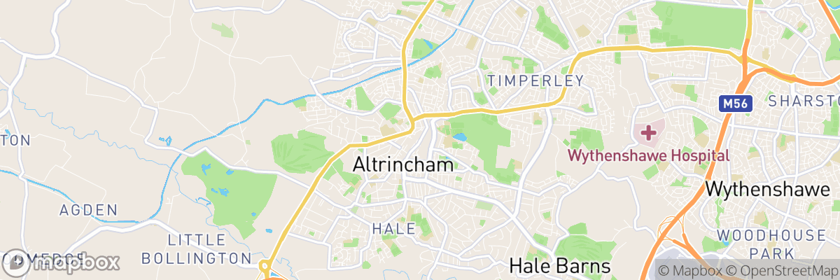 Altrincham, England map