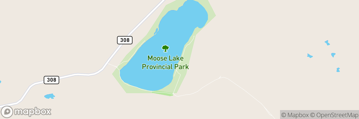 Moose Lake, Manitoba map