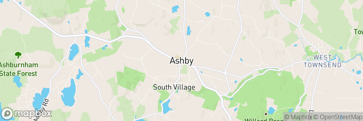 Ashby, Massachusetts map