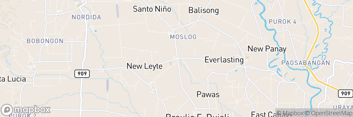 San Miguel, Davao map