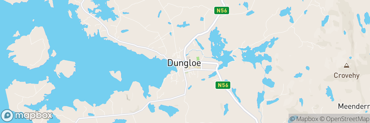 Dungloe, Ulster map