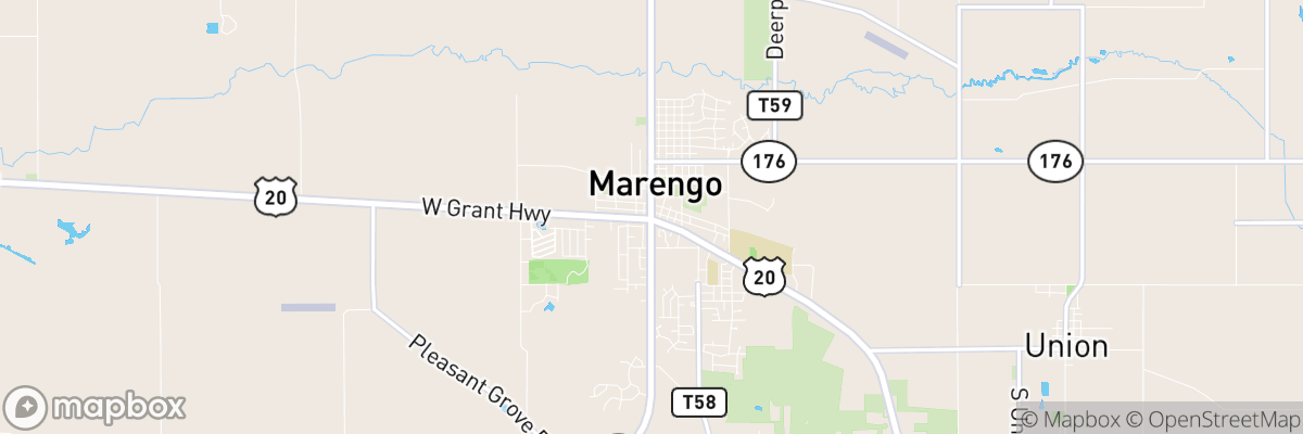 Marengo, Illinois map