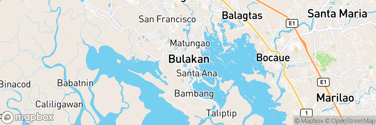 Bulacan, Central Luzon map