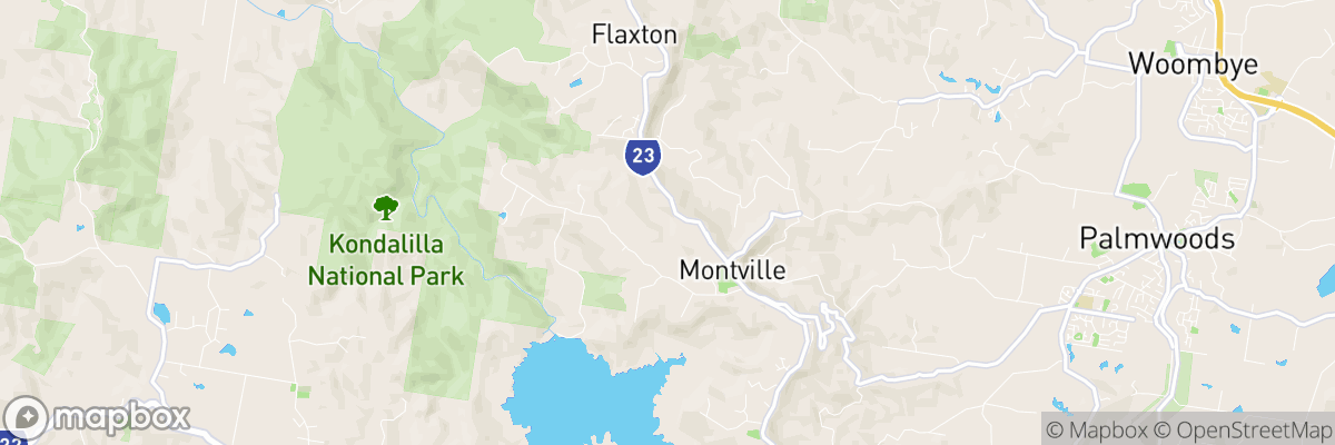 Montville, Queensland map