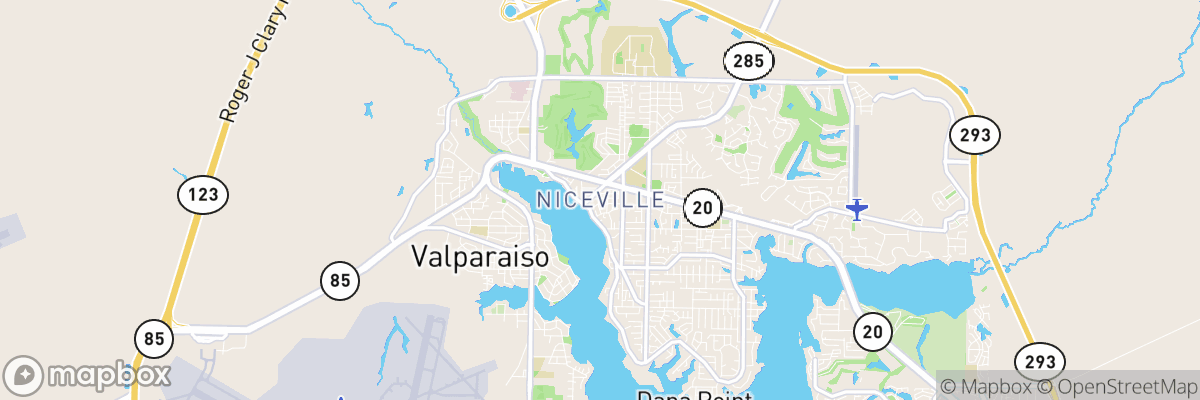 Niceville, Florida map