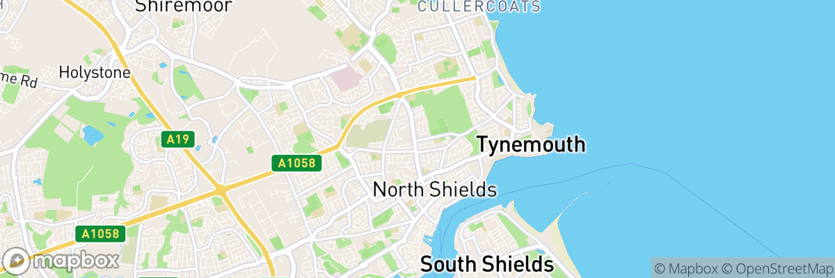 North Shields, England map