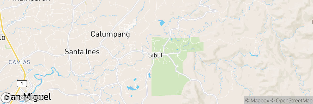 Sibul, Central Luzon map