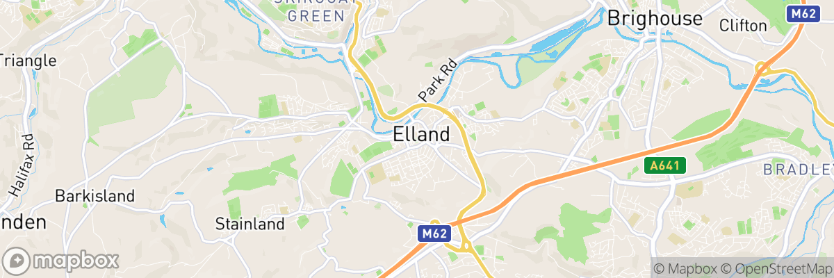 Elland, England map