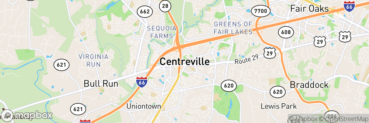 Centreville, Virginia map