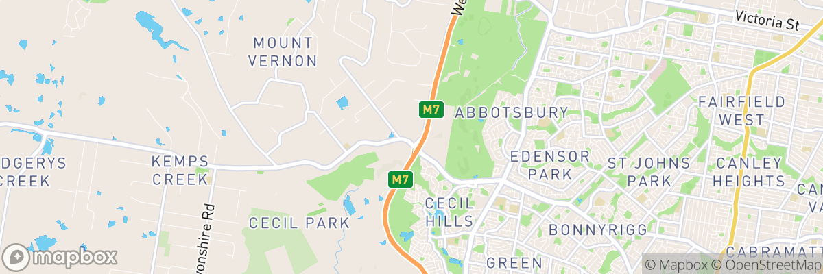 Cecil Park, New South Wales map