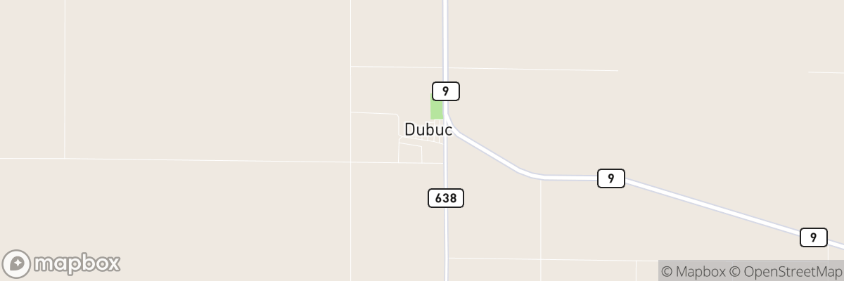 Dubuc, Saskatchewan map