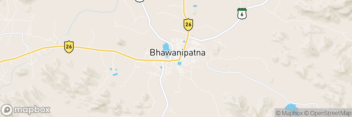 Bhawānipatna, Odisha map