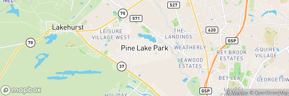 Pine Lake Park, New Jersey map