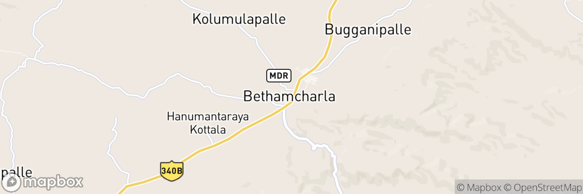 Betamcherla, Andhra Pradesh map