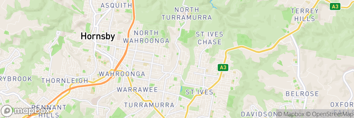 North Turramurra, New South Wales map