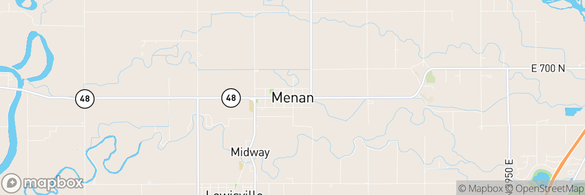 Menan, Idaho map