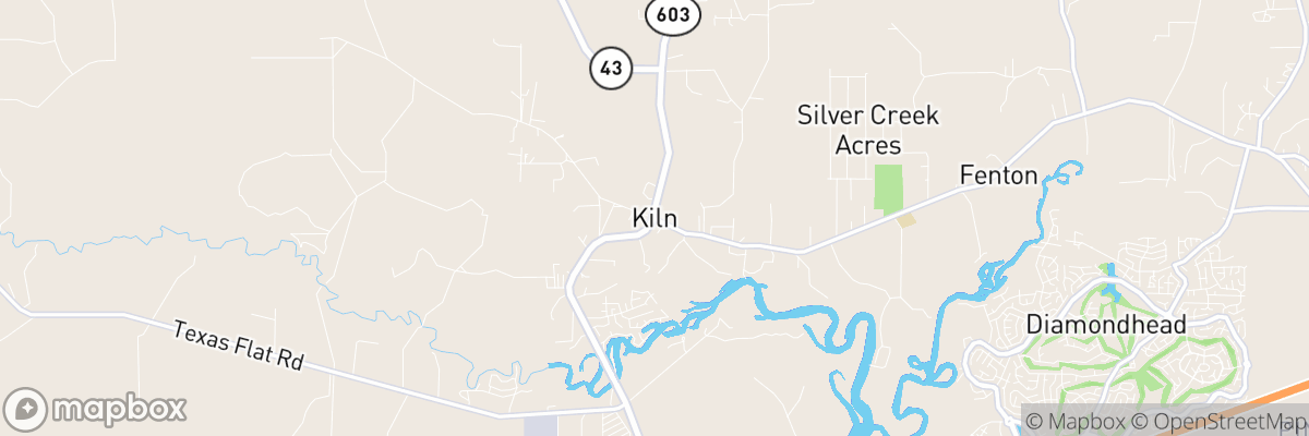 Kiln, Mississippi map