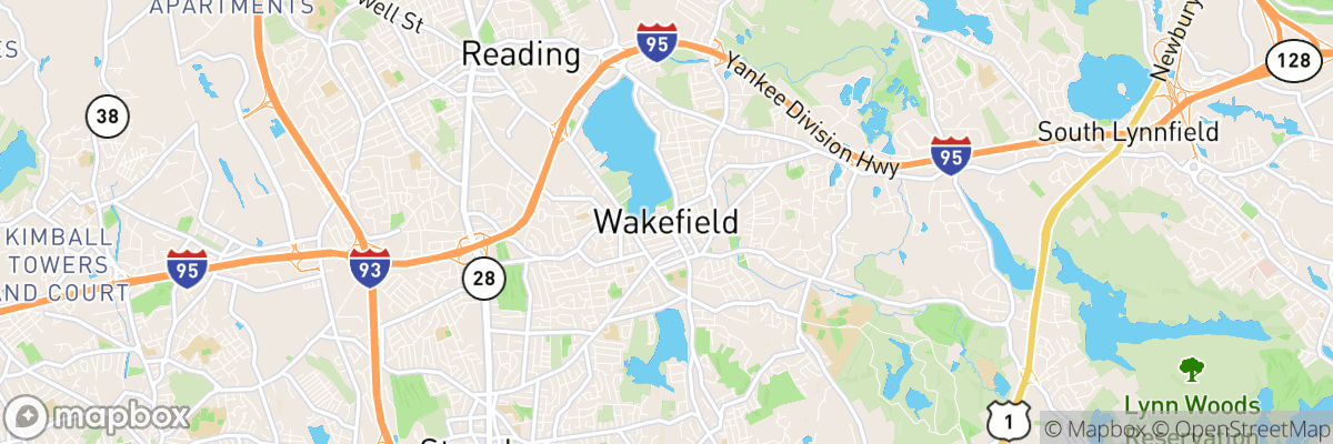 Wakefield, Massachusetts map