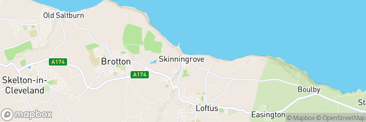 Skinningrove, England map