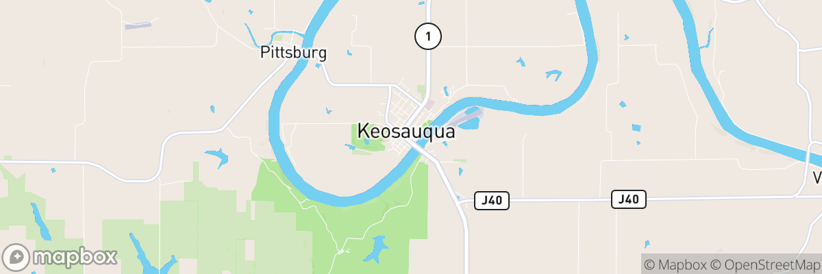 Keosauqua, Iowa map