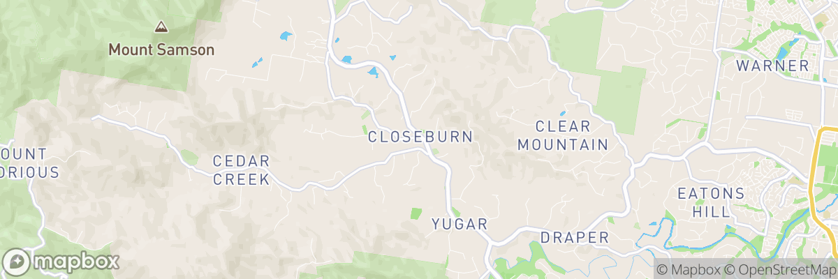 Closeburn, Queensland map