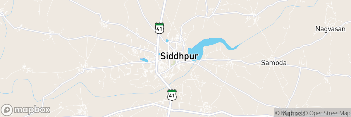 Siddhapur, Gujarāt map