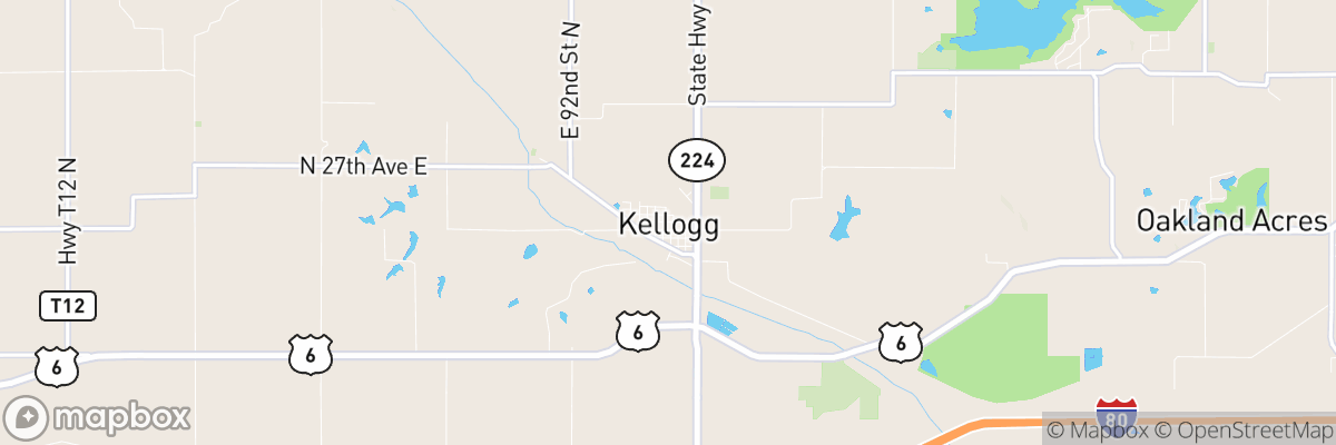 Kellogg, Iowa map