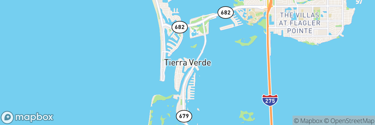 Tierra Verde, Florida map