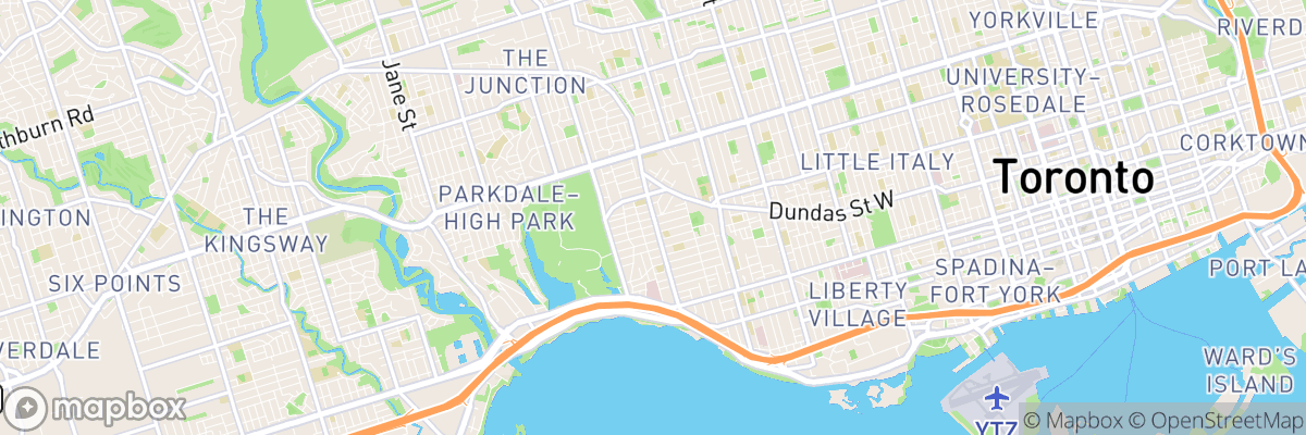 Roncesvalles, Ontario map