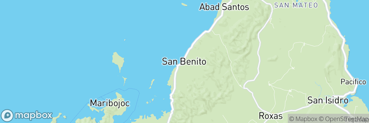 San Benito, Caraga map