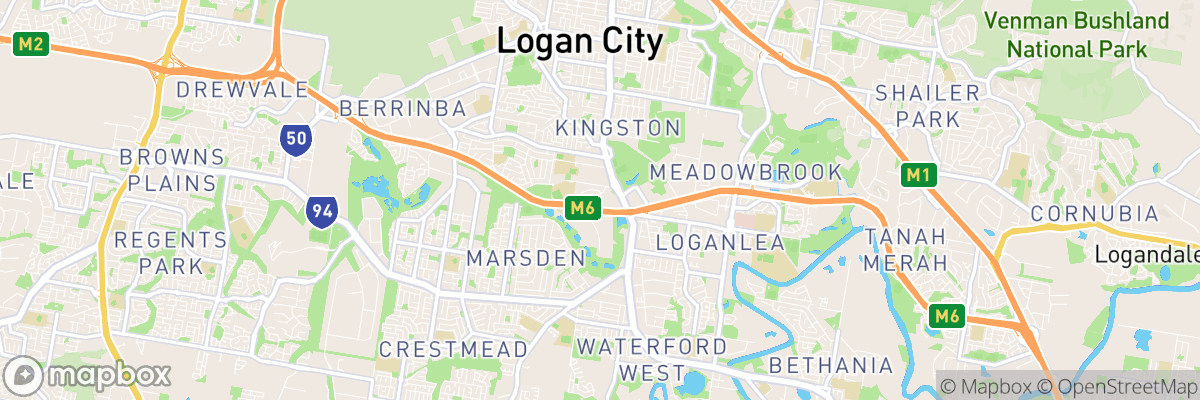 Kingston, Queensland map