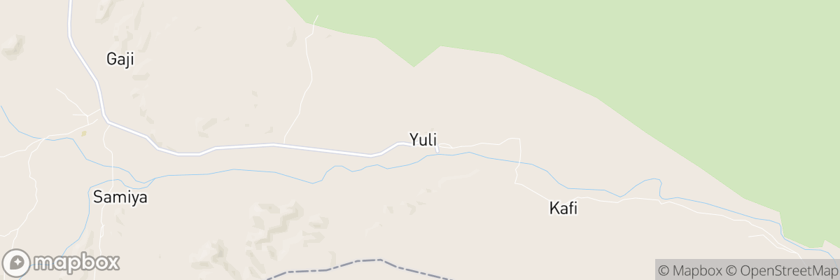 Yuli, Bauchi State map