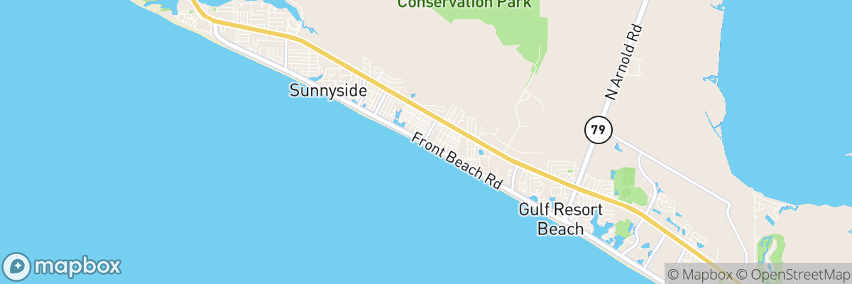 Laguna Beach, Florida map