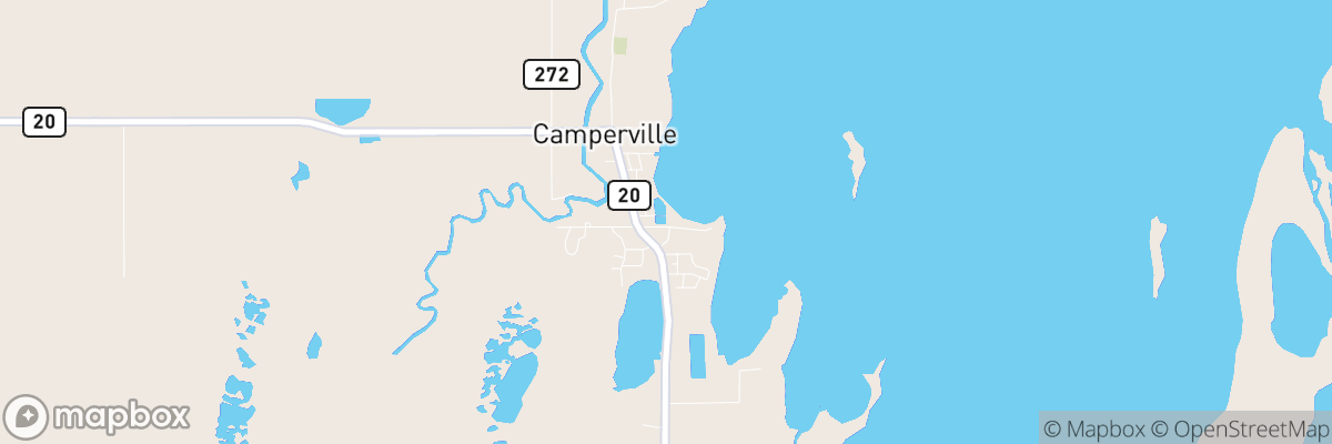 Camperville, Manitoba map