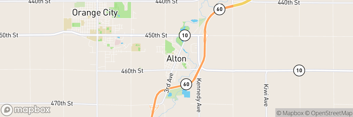 Alton, Iowa map