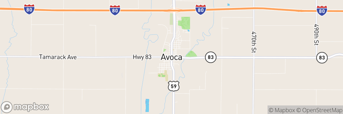 Avoca, Iowa map