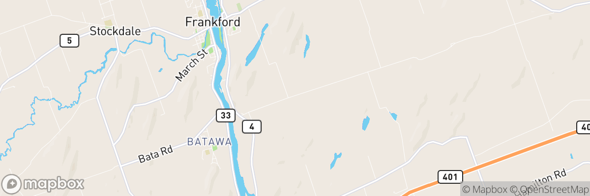 Quinte West, Ontario map