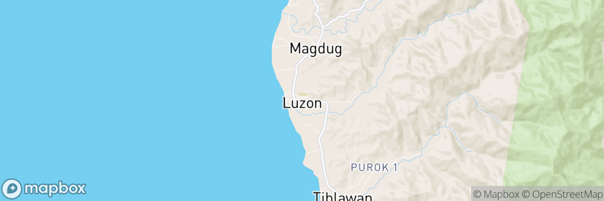 Luzon, Davao map