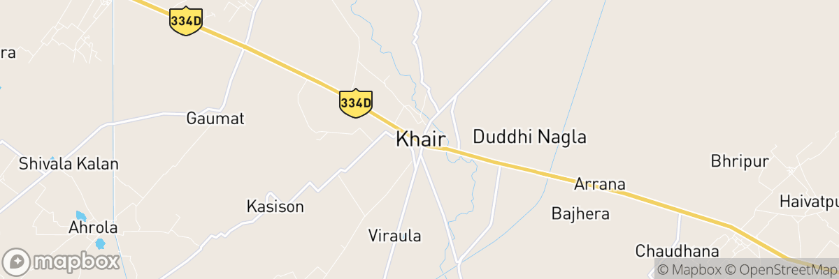 Khair, Uttar Pradesh map